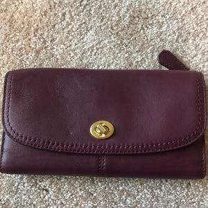 Never used Maroon Coach Wallet